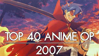 My Top 40 Anime Openings | 2007