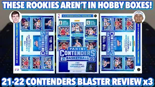 EXCLUSIVE ROOKIE SIGNERS (NOT IN HOBBY) | 2021-22 Panini Contenders Basketball BLASTER Box Review x3