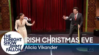 Alicia Vikander Teaches Jimmy a New Swedish Game