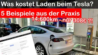 Das kostet Laden beim Tesla Model 3: 5 Beispiele