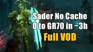 No Cache Crusader lvl 1 to GR70 in ~3h Season 28 Start Test Run