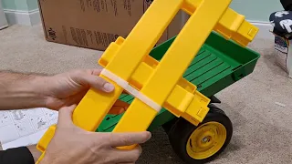 Peg Perego stake-side trailer assembly ***watch first, there are assembly MISTAKES in video***