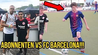 Abonnenten VS FC Barcelona U 14 Wunderkinder!!