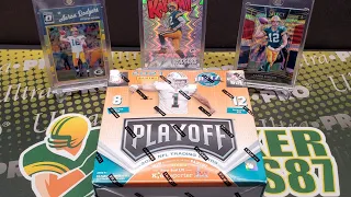 2021 Playoff Football Hobby Box Opening. 3 Hits per Box!