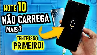 XIAOMI NOTE 10 NÃO CARREGA MAIS? Parou de carregar do nada? TENTE ISSO PRIMEIRO ANTES DE TUDO!