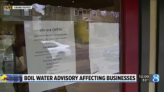 Boil water advisory affecting GR businesses
