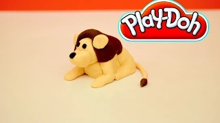 Play-Doh Lion - How to make a Play-Doh Lion step-by-step