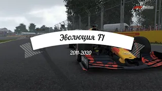 Эволюция игр F1 от Codemasters (2011-2020).