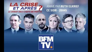 Revoir notre grande soirée spéciale #LaCriseEtApres animée par Ruth Elkrief sur BFMTV