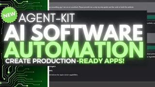 AgentKit: Create Production-Grade Software Apps with AI toolkits!