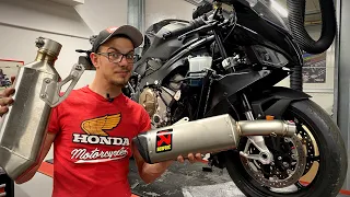 2021 BMW S1000RR Stock vs. Akrapovic Exhaust. How to install & Sound| Vlog