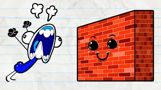WALL THINGS MUST PASS | Pencilmation Cartoons!