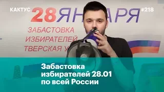 Забастовка избирателей 28.01 по всей России