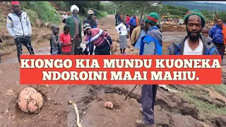 KIMAKO KINENE THUTHA WA MUTWE UTARI NA MWIRI KUONEKANA UKWAMITE MAAI MAHIU.