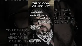 The Wisdom of Nikki Sixx #shorts #rockhistory #beautifulmind #mötleycrüe #motleycrue