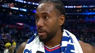 Kawhi Leonard Postgame Interview - Lakers vs Clippers | October 22, 2019 | 2019-20 NBA Season