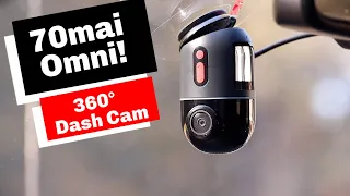 70mai Dash Cam Omni World's First 360° Rotating Dash Cam!