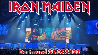 Iron Maiden - Dortmund 25.07.2023 | Intro | Caught somewhere in time | Stranger in a strange land