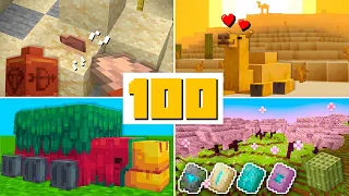 100 CURIOSIDADES que VOCÊ PRECISA SABER do MINECRAFT 1.20