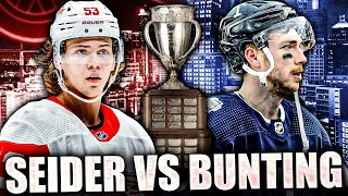 MORITZ SEIDER VS MICHAEL BUNTING: THE CALDER RACE (Detroit Red Wings, Toronto Maple Leafs) NHL News