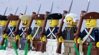 Lego Battle of Trenton - American Revolution stop motion