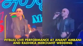 Pitbull Perfromance At Anant Ambani And Radhika Merchant Pre Wedding Cruise Celebration