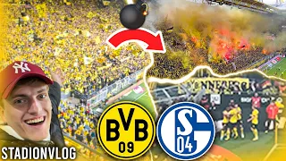 EXPLOSION NACH TOR MOUKOKO IM REVIERDERBY + STADIONMARSCH l Borussia dortmund - Schalke 04 (1-0) l