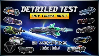 [WR] 🔥 Detailed SHIP Charge Test (19 Weapons) – Guide | War Robots