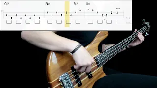 Muse - Muscle Museum (Bass Cover) (Play Along Tabs In Video)