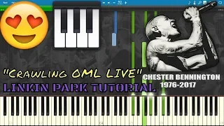 Linkin Park - "Crawling" [One More Light LIVE] - (Synthesia Tutorial)