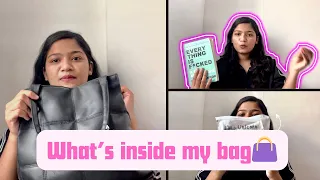 Whats in my bag👜| Clinic/office edition |Things to carry inside your bag |2024