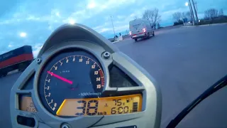 Honda Hornet 600 acceleration