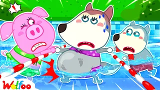 Mommy, Try Hard! - Wolfoo Takes Care of Mommy in Swimming Pool 🤩 Wolfoo Kids Cartoon