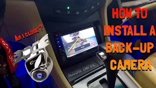 How to Install a Back up Camera in a Honda Accord