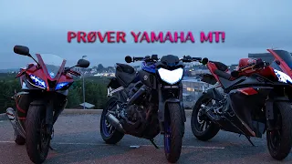 Prøver Yamaha Mt 125! Wheelies, drifting og masse kos! Motovlog#10