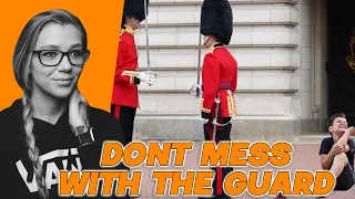 AMERICAN REACTS TO WHY YOU DON'T MESS WITH THE ROYAL GUARD | AMANDA RAE