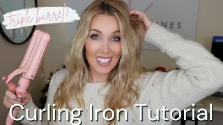 CURLING IRON TUTORIAL | 3 Barrel Curling Iron for a modern look