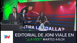 Editorial de Joni Viale en "¿La Ves?": ¿Tira la Toalla?