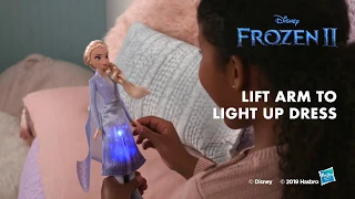 Кукла Эльза из Холодное Сердце 2 (Frozen 2) в сверкающем платье от HASBRO E7000