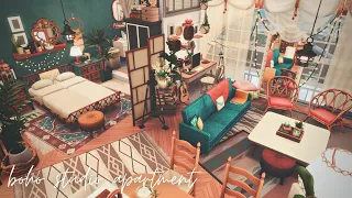 boho studio apartment | The Sims 4 | speed build