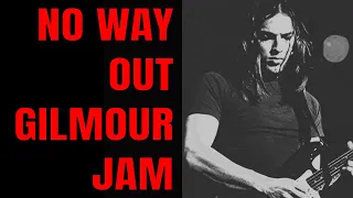 No Way Out Jam David Gilmour Style Backing Track (E Minor)