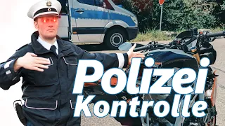 Polizeikontrolle und anschließende TÜV Prüfung mit der Tuono