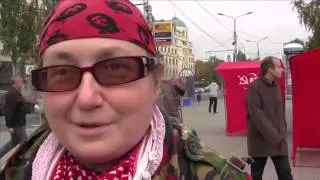 У Донецьку сотня комуністів виступила проти фашизму