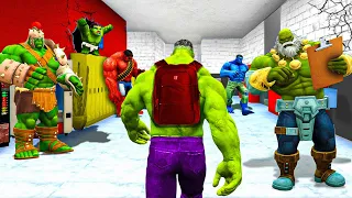 ENTREI PARA A ESCOLA DO HULK NO GTA 5!!!