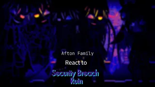 Afton Family Reacts to FNAF Security Breach Ruin