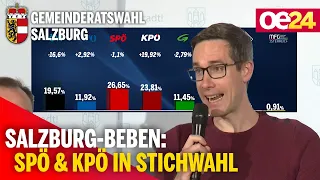 Salzburg-Beben: SPÖ & KPÖ in Stichwahl