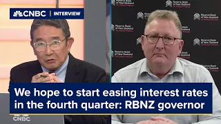 We hope to start easing interest rates in the fourth quarter: RBNZ governor