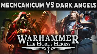 Mechanicum vs Dark Angels Warhammer Horus Heresy Battle Report