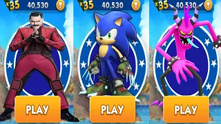 Sonic Dash - Dr. Robotnik vs Boscage Maze Sonic vs All Sonic Bosses Run Gameplay