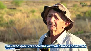 Transposição interrompida do São Francisco afetou cidades do sertão